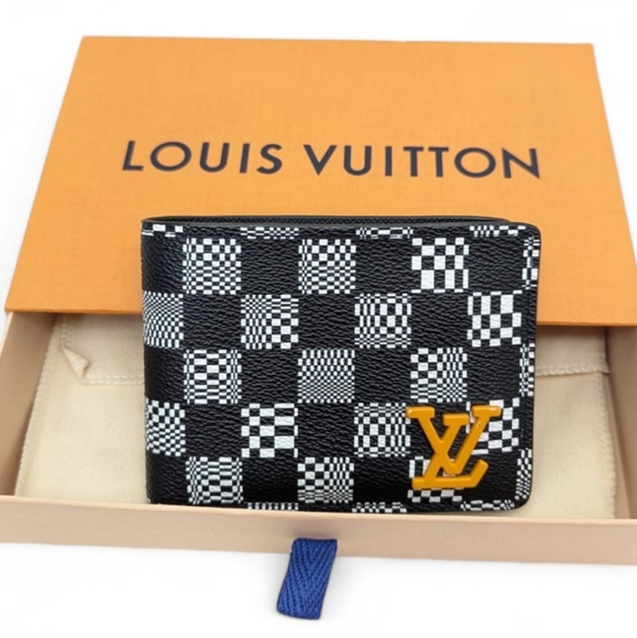 ✨️💎Super Rare .Authentic Louis Vuitton Damier Distorted Multiple Wallet - Picture 14 of 15